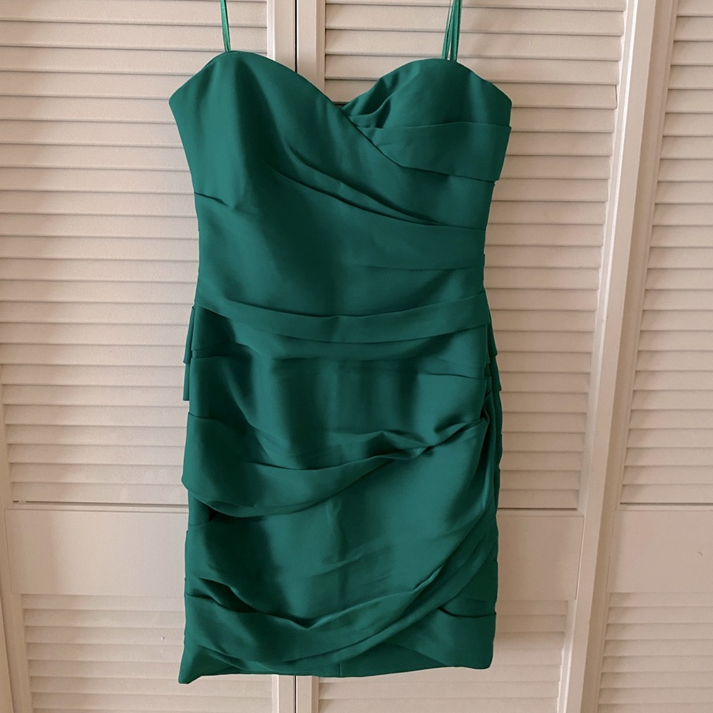 BGBG Maxazria Strapless Rouched Bodycon Dress
